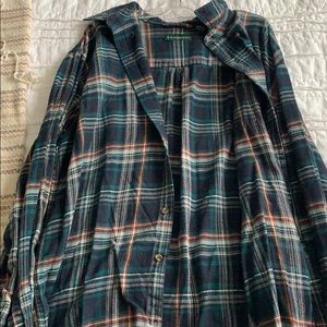 Flannel button-up